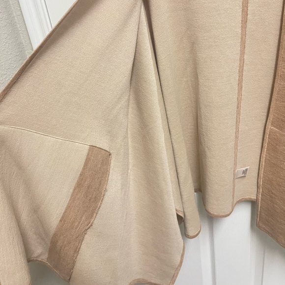 Ann Taylor Camel Color Open Front Drape Cardigan - Picture 7 of 11